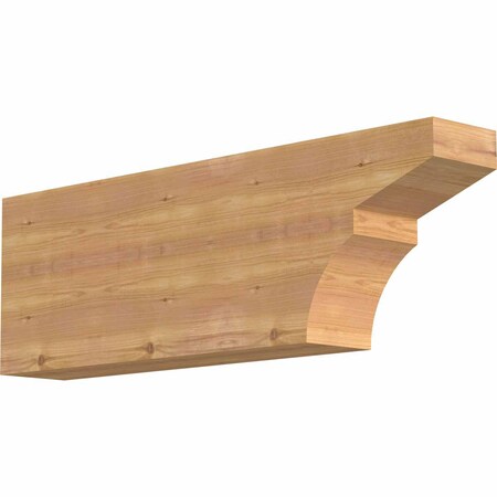Ekena Millwork Monterey Smooth Rafter Tail, Western Red Cedar, 5 1/2"W x 12"H x 36"L RFT06X12X36MON00SWR